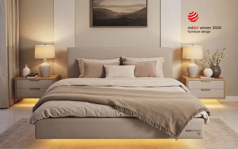 Nagrajena lebdeča postelja BoxSpring podjetja Maremico