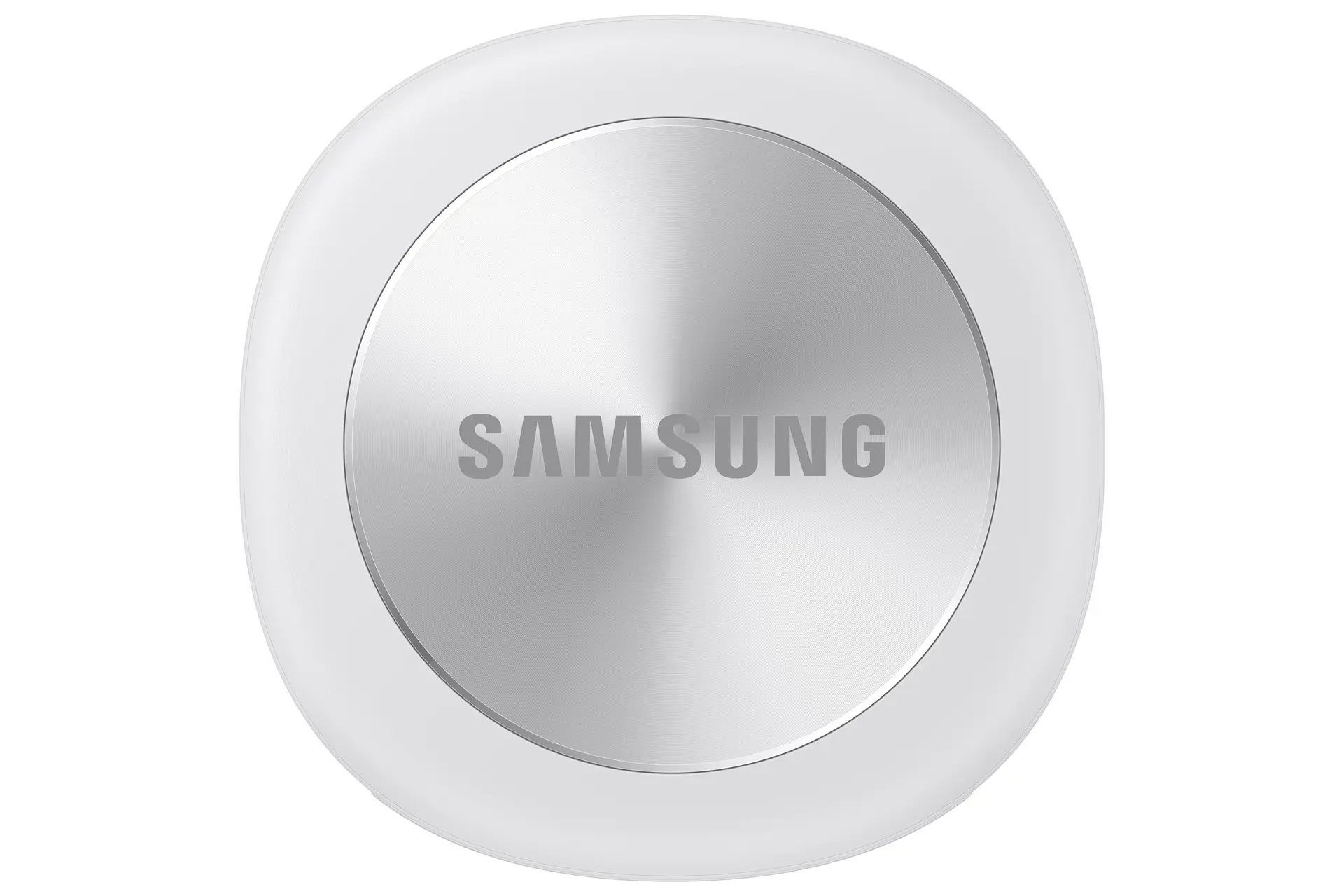 Bel sledilnik Samsung Galaxy SmartTag3 na belem ozadju